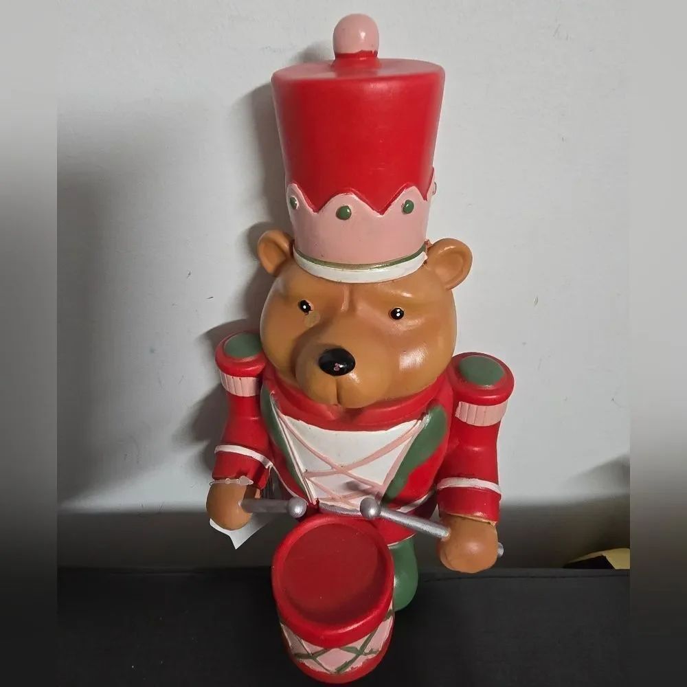 New Bear Nutcracker Christmas Tabletop Decoration, 10in, by Holiday Time